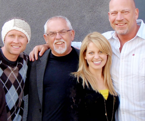 Drew Marshall & Candace Cameron Bure and Valeri Bure and John Ratzenberger